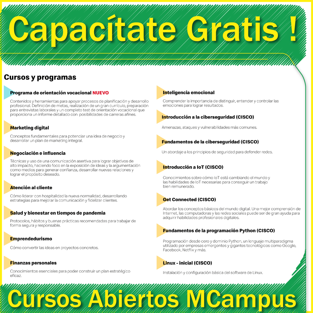 Capacítate Gratis